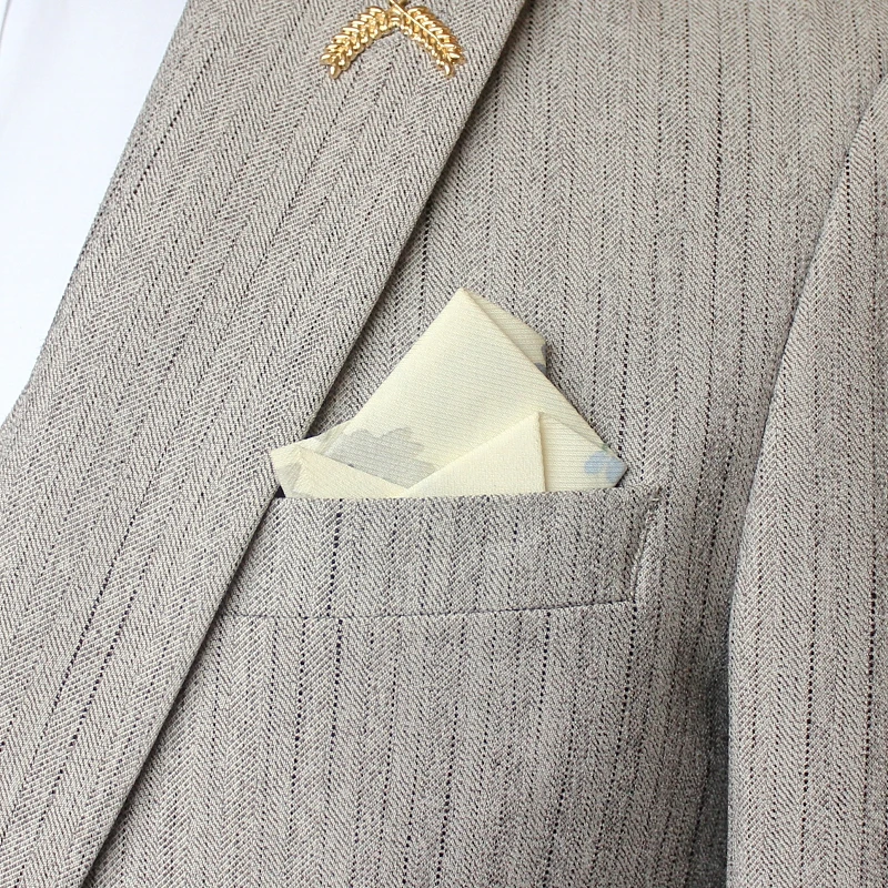 Классический мужской нагрудный знак брошь ткань карман костюм-полотенце платье цветок свадебный банкет одежда аксессуары - Окраска металла: 19