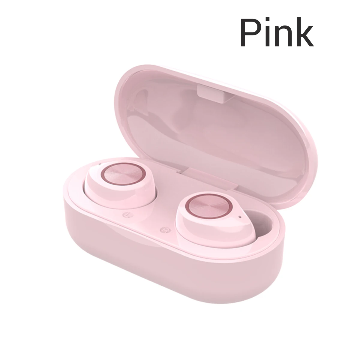 TWS Bluetooth 5,0 наушники для смартфона стерео объемная Беспроводная Bluetooth гарнитура для iPhone Xiaomi samsung модная гарнитура - Цвет: pink