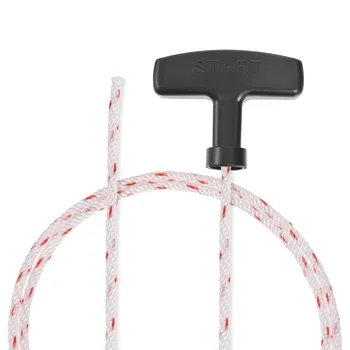 

uxcell Recoil Starter Rope with Handle 3mm Dia 1.15m 3.77ft Polyester Pull Cord for 152F 154F Lawn Mower Trimmer Engine Part