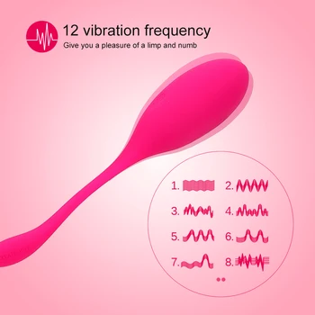 OLO G-spot Vibrator Ben Wa Ball Kegel Exercise Vaginal Ball Vibrating Egg Remote Control Bullet Vibrators Sex Toys for Women 2