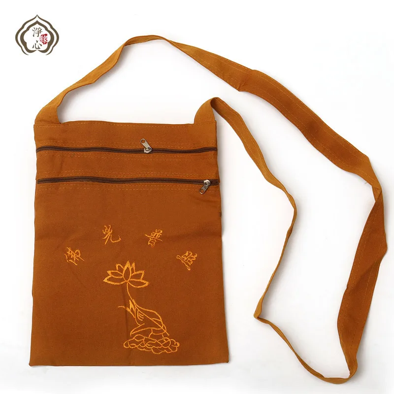 Buddhist Monk Canvas Bag Lay Buddhist Buddhism Zen Bags