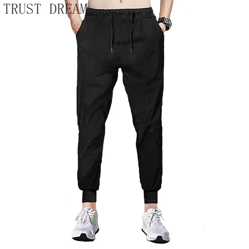 New Men's Jogger Pants Slim Black Male Casual Fit Sweatpants Streetwear Home Man Basic sweater Pant Soft Breathable Clothing New Men's Jogger Pants Slim Black Male Casual Fit Sweatpants Streetwear Home Man Basic sweater Pant Soft Breathable Clothing