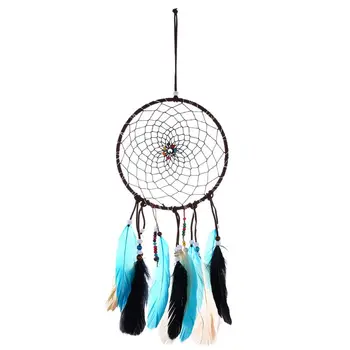 

Indian Style Color Feather Dream Catcher Hanging Home Decoration Simple Feather Handmade Jewelry Creative Handmade Gift