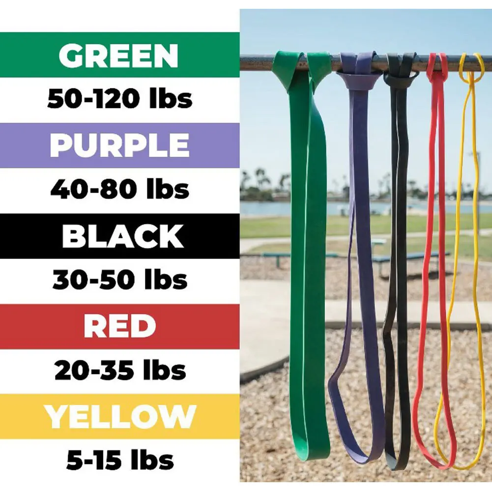 Fitness Rubber Bands Resistance Band Unisex 208Cm Yoga Elastic Bands Loop Expander for Exercise Sports Equipment Unisex