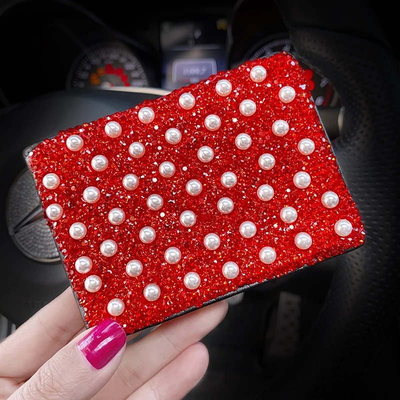 Luxury-Diamond-Pearl-Car-Key-Case-Cover-Genuine-Leather-Key-Shell-Key-Chain-for-Women-Girls-Bling-Rhinestones-Key-Cover-20