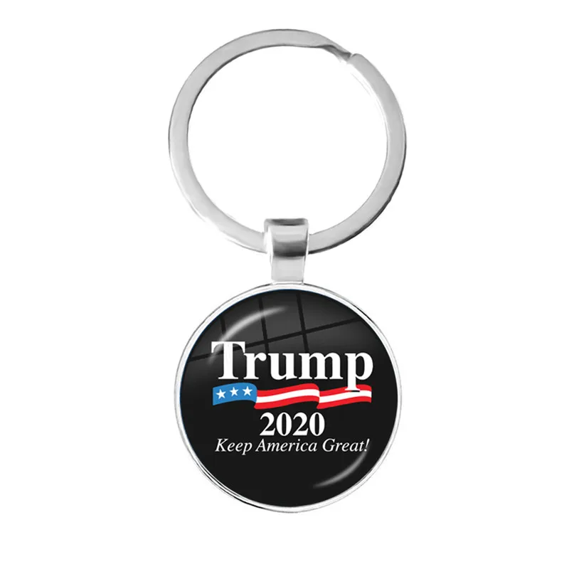 Llaveros Trump SAVE AMÉRICA! 2024 | Pack De 2 Unidades | Cuero Sintético Azul | Desmontables