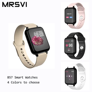 

B57 Wearable Smart watches Waterproof Sports for iphone phone Smartwatch Heart Rate Monitor Blood Pressure For Women Men