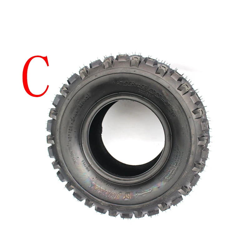 16X8-7 дюймовые вакуумные шины 16*8-7(200/55-7) шины для шоссейных шин износостойкие шины для колес для картинга детская коляска atv utv GO KART