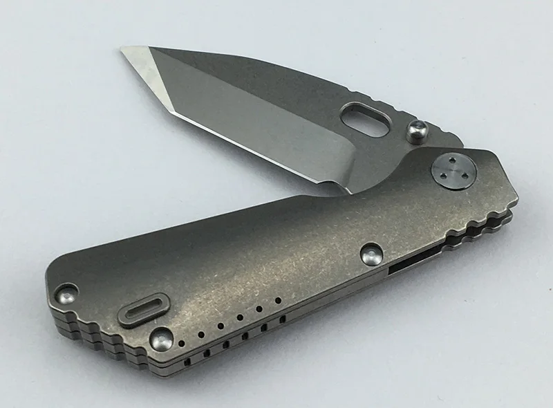 LEMIFSHE маленький PT M390 складной нож TC4 ручка из титанового сплава M390 подшипник лезвия для кемпинга открытый кухонный нож для фруктов инструмент для повседневного использования