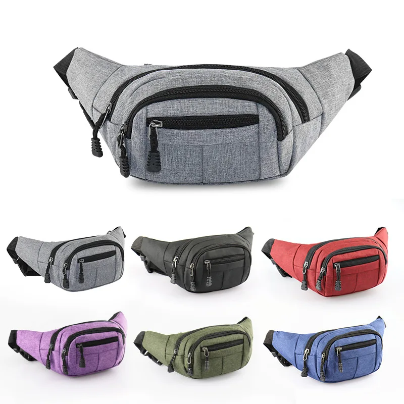 

Multi-function Waterproof Large Capacity Waist Bag Outdoor Sports Men and Women Wear-resistant Bag Cashier Running Pockets
