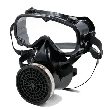 

Full Face Gas Mask Facepiece Respirator for Painting Spraying Lab Chemistry Wind and dust resistance against viruses