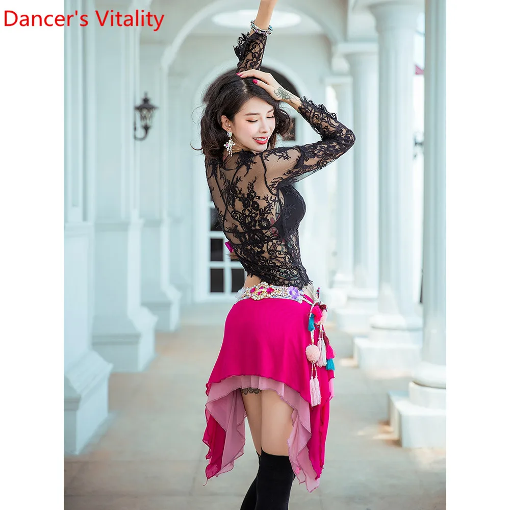 Новое поступление женский танец живота Мода горный хрусталь ремень соответствующие талии цепи восточные Индийские танцы представление аксессуары