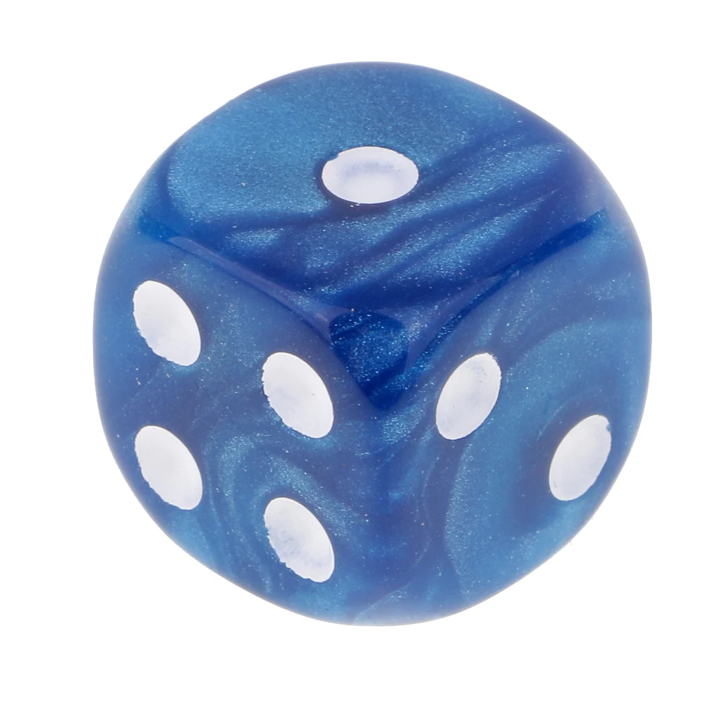 50Pc/Pack Dotted Dice Table Game Die 16mm Dotted for Party Role Playing Game  Parties Board Game Dices Polyhedral Dice 