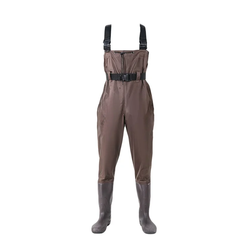 Bootfoot à Prova Água com Mosca Peito de Borracha Terno com Camuflagem Mulher Dwaterproof Pesca Waders Wading Botas Calça Confortável 16 botas terno com camuflagem calça confortável