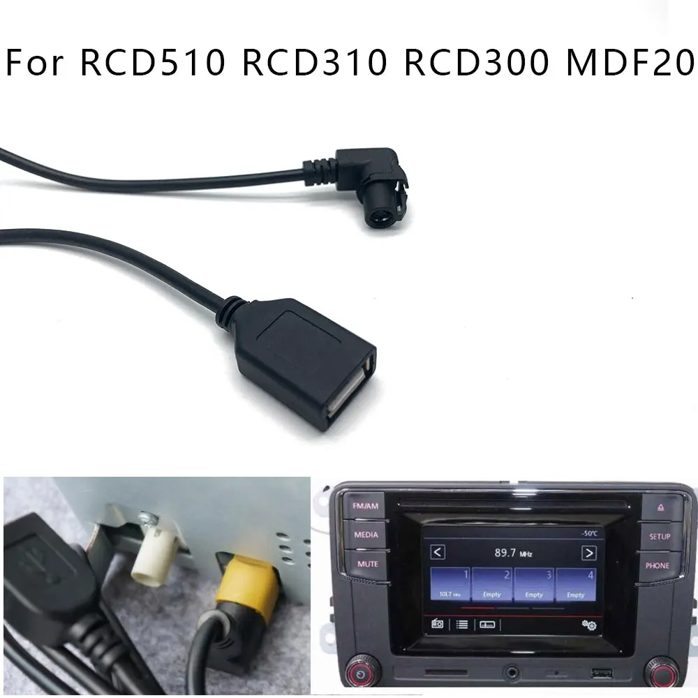 Автомобильный аксессуар USB-кабель для Volkswagen Touran Tiguan RCD510 + RCD310 RCD300 RNS315 SVAUTO MDF20 231 USB |