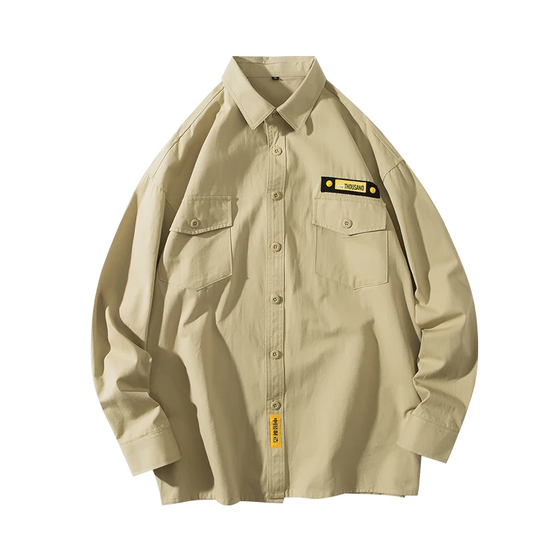 2019 мужские рубашки с длинными рукавами Camisa модная уличная Harajuku Повседневная Хлопковая мужская рубашка ABZ576