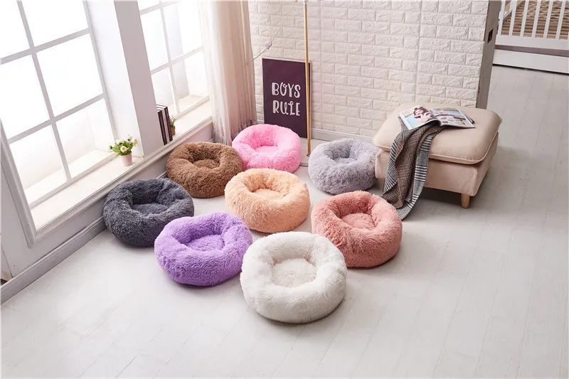 Soft Comfy Calming Dog Beds for Large Medium Small Dogs Puppy Labrador Amazingly Cat Marshmallow Bed Washable Plush Pet Bed