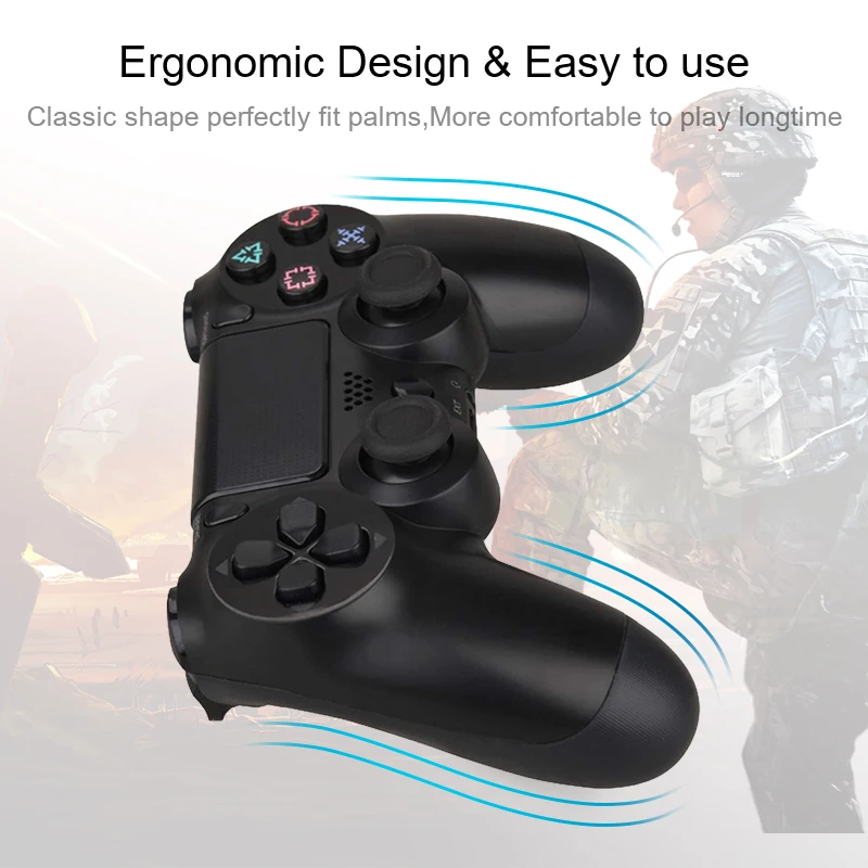 For Sony Ps4 Bluetooth Wireless Controller For Playstation 4 Wireless Vibration Joystick Gamepads For Ps4 Controller