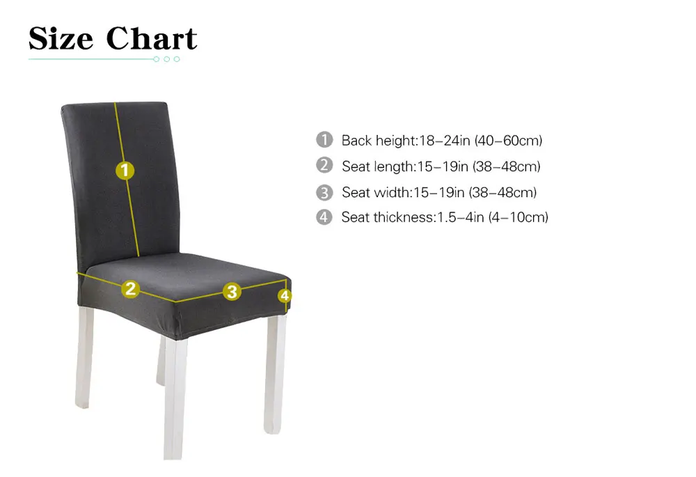 6 шт чехлы на кресла стрейч для столовой Печатный кухонный съемный чехол для сиденья для Банкет Ресторан вечерние чехол для кресла