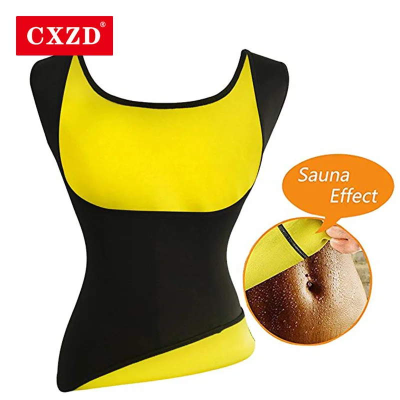 

CXZD Plus Size S-6XL Women Neoprene Shapewear Waist Trainer Push Up Vest Tummy Belly Girdle Body Shaper Waist Cincher Corset