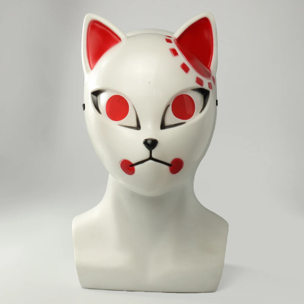 Damdos Cosplay Anime masker en rekwisieten Tokyo Ghoul Kaneki mask Ken Cosplay hoed Verstelbare rubberen maskers met ritssluiting Halloween- rekwisieten