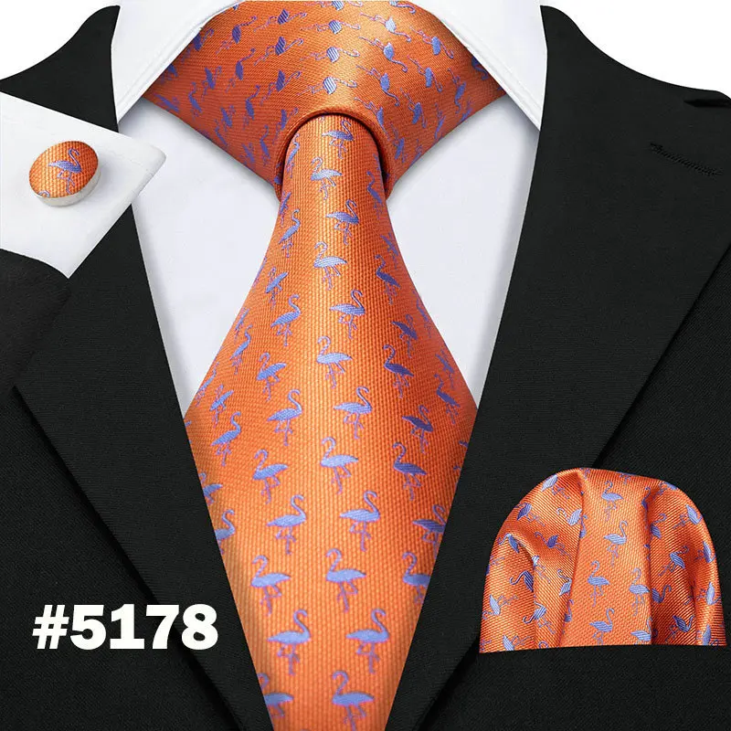 Мужской галстук шелк розовое золото свадебный галстук для мужчин бизнес 8,5 см широкий галстук платок Barry.Wang LS-5078 - Цвет: LS-5178
