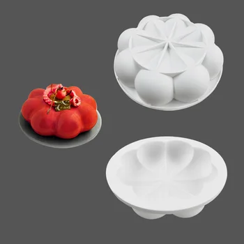 

Round Flower Silicone Cake Decorating Moulds Silicon Cake Mold Baking Tools For Cakes Mousse Mold 3D Cake Tray Baking Tool
