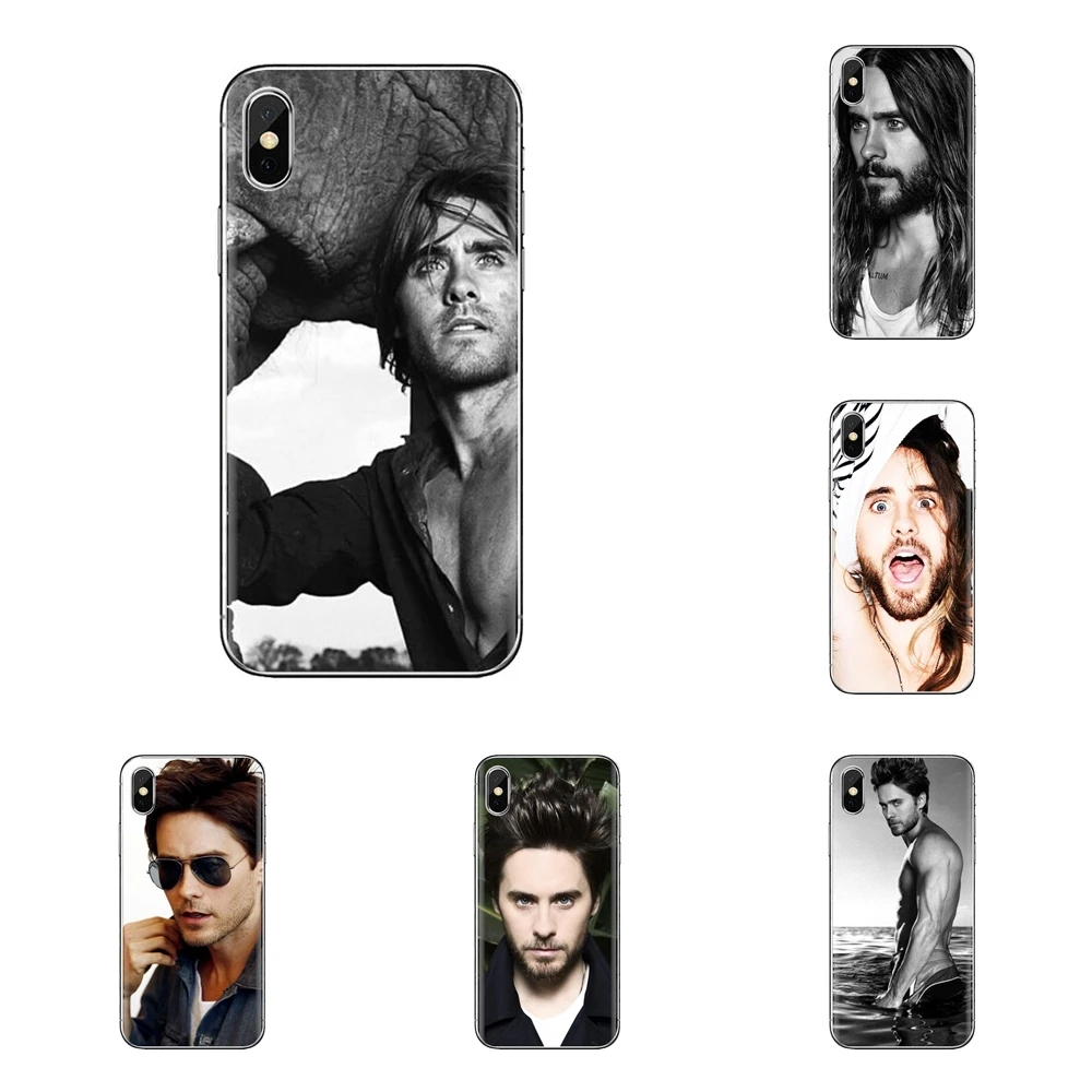 For iPhone XS Max XR X 4 4S 5 5S 5C SE 6 6S 7 8 Plus Samsung Galaxy J1 J3 J5 J7 A3 A5 Soft Cases Covers Jared Leto Signed Poster |