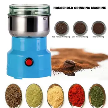 

Multifunctional Coffee Grinder Stainless Steel Electric Mini Coffee Bean Nut Grinder Coffee Bean Home Coffe Machine Kitchen Tool