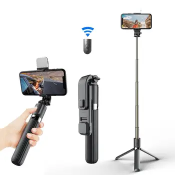 

L03S Foldable Wireless Smart Selfie Stick Tripod Bluetooth Remote Controller Handheld Selfie Stick For IOS Android Camera