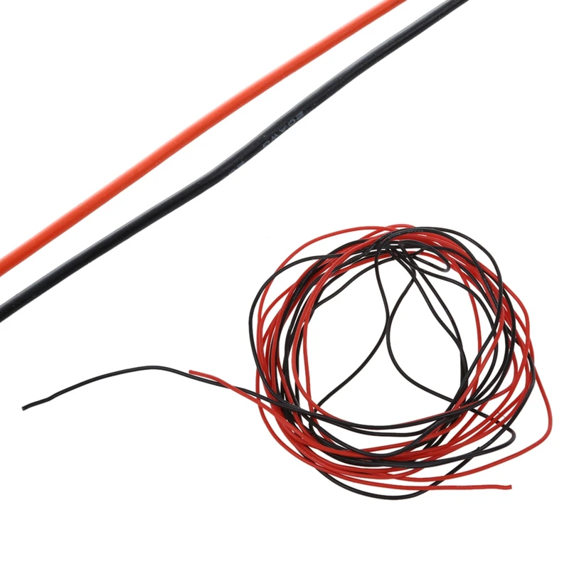 GYTB 2x 3M 20 Gauge& 2x 3M 22 Gauge AWG Silicone Rubber Wire Cable Red Black Flexible