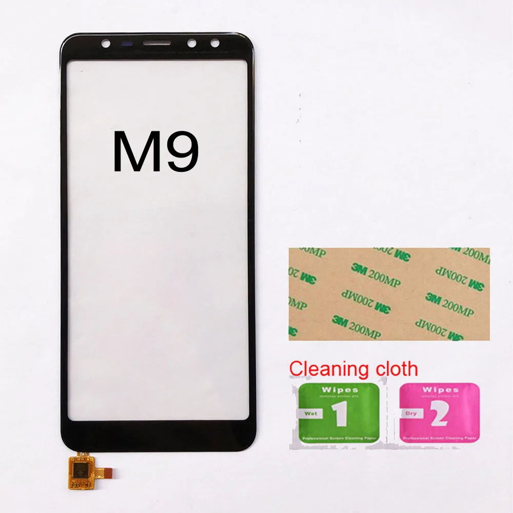 Black No Tools M9 телефон сенсорный экран для Leagoo M9 Pro сенсорный экран дигитайзер для ремонта сенсорного экрана Переднее стекло объектив сенсор - Цвет: Black No Tools