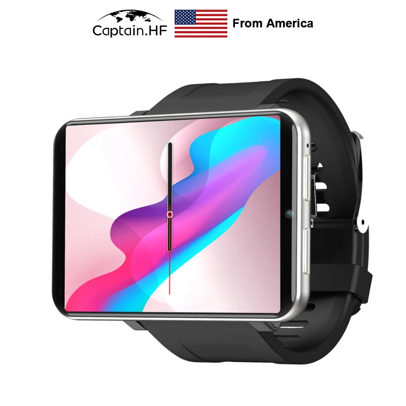 US Captain Smart Watch 2.86&quot MAX Смарт Часы Большой Экран для Мужчин и Женщин 4G 2700 mah с Камерой
