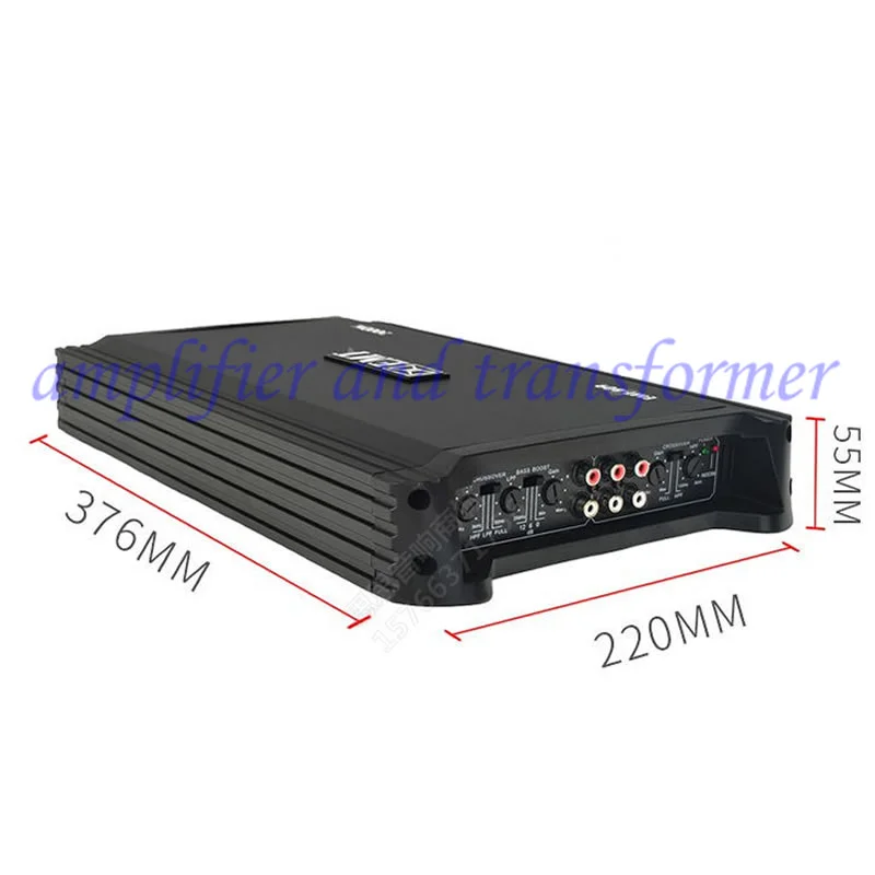 

Car power amplifier 12V high power 4*100W four-way power amplifier, can push subwoofer power amplifier audio