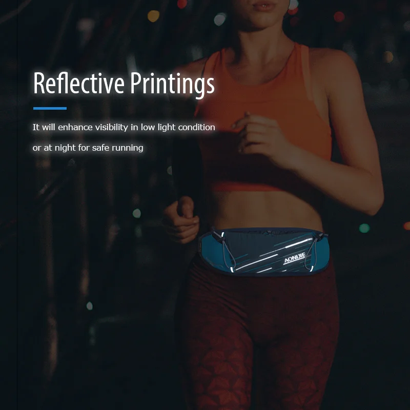 Рисунок 3 - Легкая тонкая поясная сумка для бега AONIJIE W8102