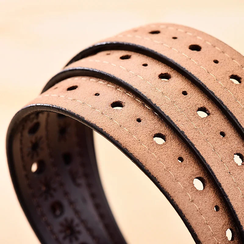 New Luxury Genuine Leather Belt For Women Jean Strap Casual All Match Ladies Belt Designer High Quality waist belt for women