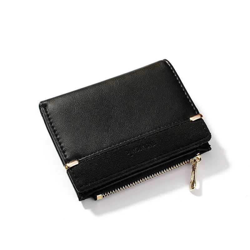 Leather Women Wallet Hasp Small and Slim Coin Pocket Purse Women Wallets Cards Holders Luxury Brand Wallets Designer Purse