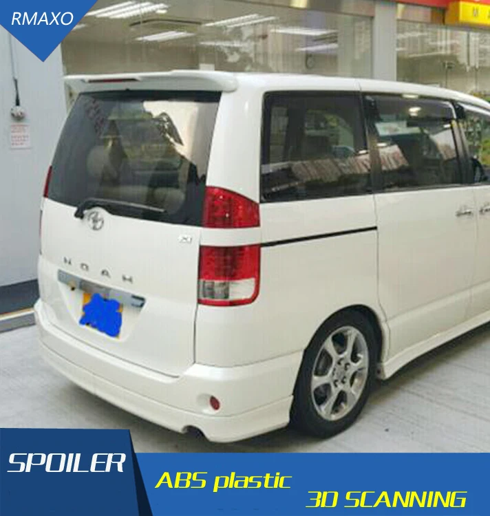 

For Toyota NOAH VOXY Spoiler ABS Material Car Rear Wing Primer Color Rear Spoiler For Toyota NOAH VOXY Spoiler B 2001-2006