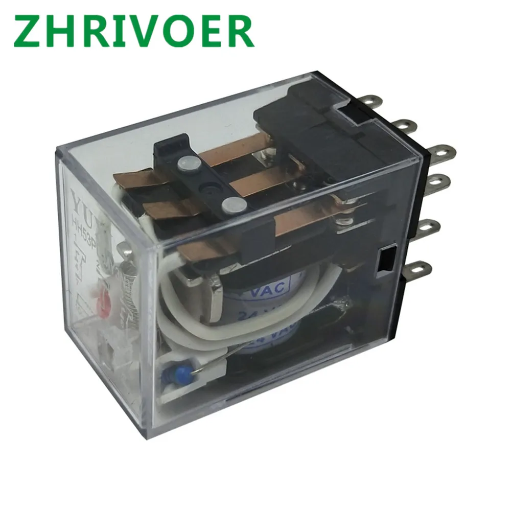 1 шт. микро мини реле HH53P MY3NJ MY3 11 Pin DC12V/DC24V/DC110V/AC220V катушка для общего назначения