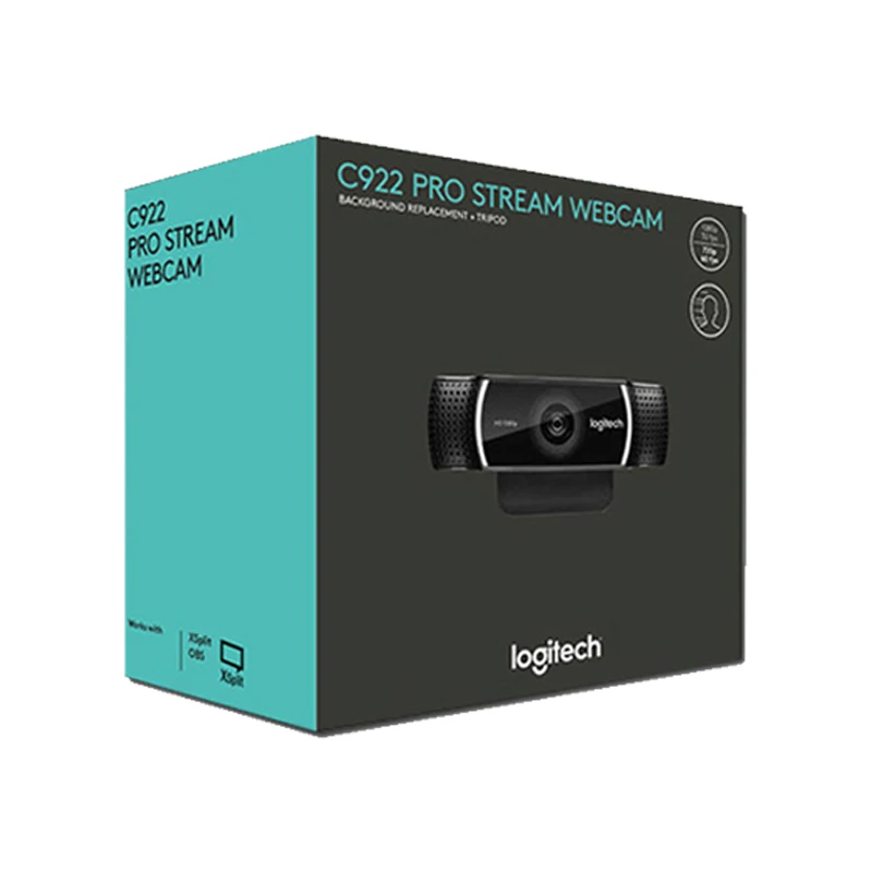 C922 PRO Webcam 1080P 30FPS Full HD with Tripod