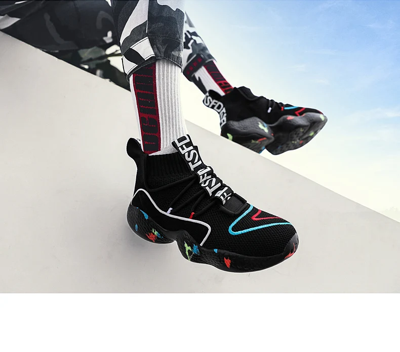 Couple Sneakers Shoes Mesh Breathable Chaussure Homme Casual Men Shoes Air Cushion Running Walking Women Shoes Drop shipping (36)