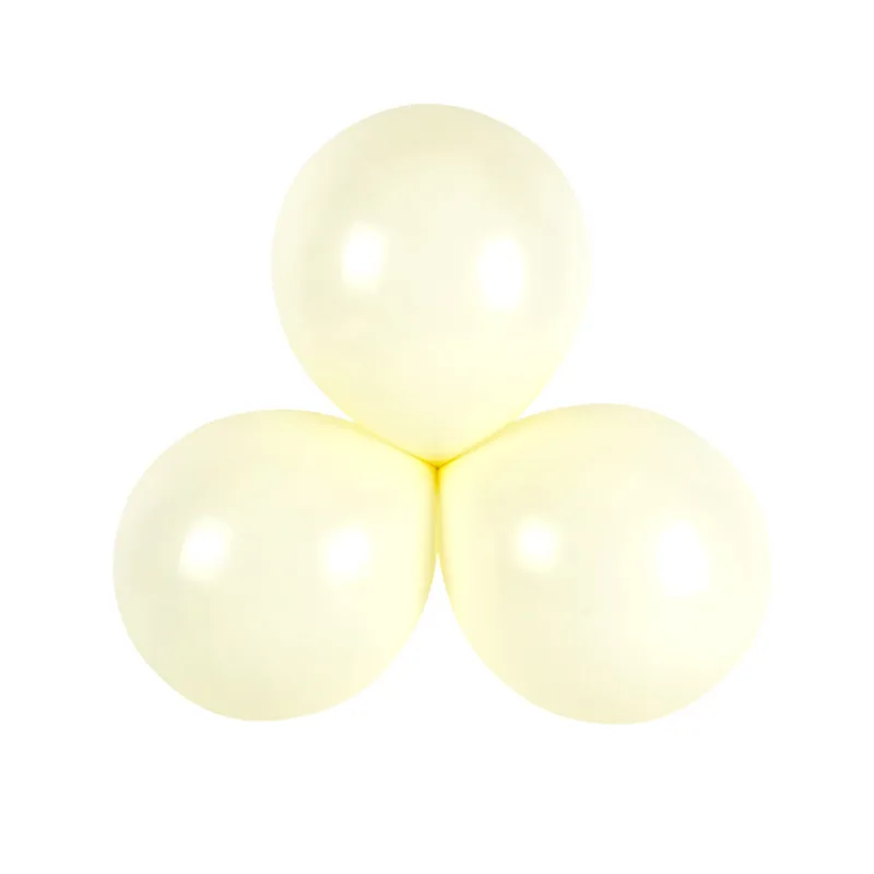 yellow 100pcs Cakelove, 100 шт./лот, 10 дюймов, латексные шары в виде макарон, на свадьбу, день рождения, для украшения детского душа, для девочек, на день рождения, для вечеринки, Гелиевый шар, новинка - Цвет: yellow 100pcs