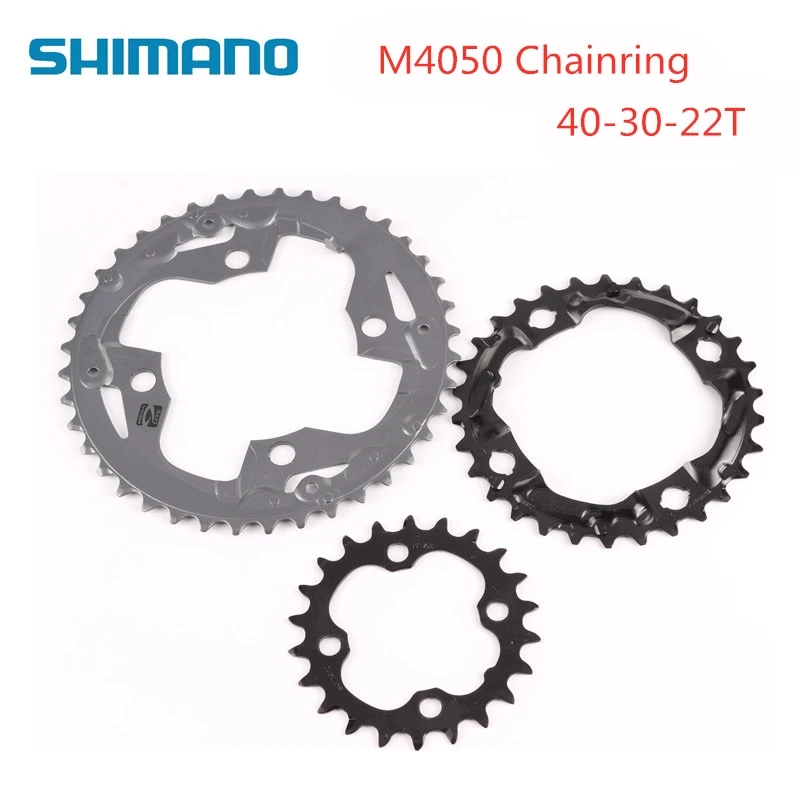 Shimano M4000/M4050 горный велосипед 96BCD цепь 40 30 22t подходит для M3000 M2000 MTB велосипед Кривошип