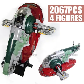 

New Space Wars Series UCS Slave I NO.1 Fit Model Building Block Bricks 05037 Toys Kits Children Kid Gifts Diy 75060