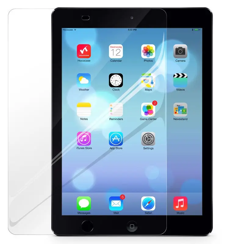 

3pcs/lot Tempered Glass For Apple iPad Air 2 iPad 6 ipad air Delicate Clear Tablet Screen Protectors