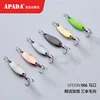APADA Spoon 006 Tinplate 3.5g 32X12mm OWNER Treble Hook Multicolor Zinc alloy Metal Spoon feather Fishing Lures bass ► Photo 3/6