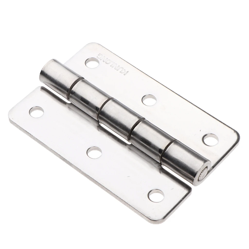 90x60mm Commercial Grade Ball Bearing Door Hinge Full Mortise Stainless Steel, Marine Hinges Boat Cabinet Hatch Hardware
