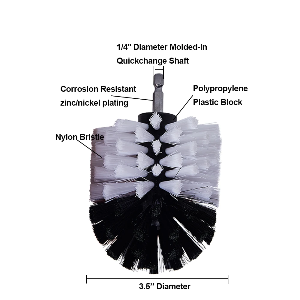 3.5 power power power scrubber drill wheel