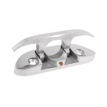 4 x лодочная пристань зажим складные заподлицо швартовки крепежная утка для палубы анкерный Хомут-316 Нержавеющая сталь-4,65 дюймов 11,8 см