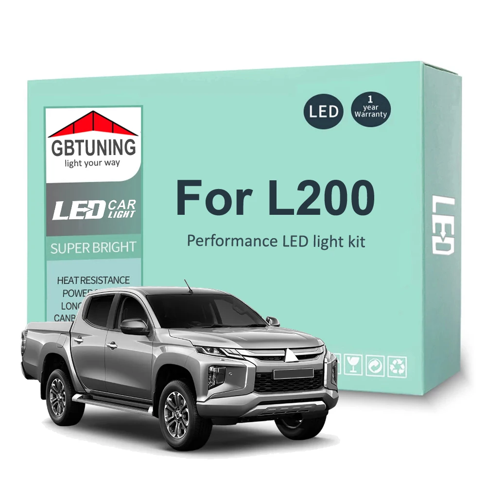 Комплект светодиодных ламп для салосветильник Mitsubishi L200 Triton KA4T KB4T 2006-2017 2018 2019 2020 11